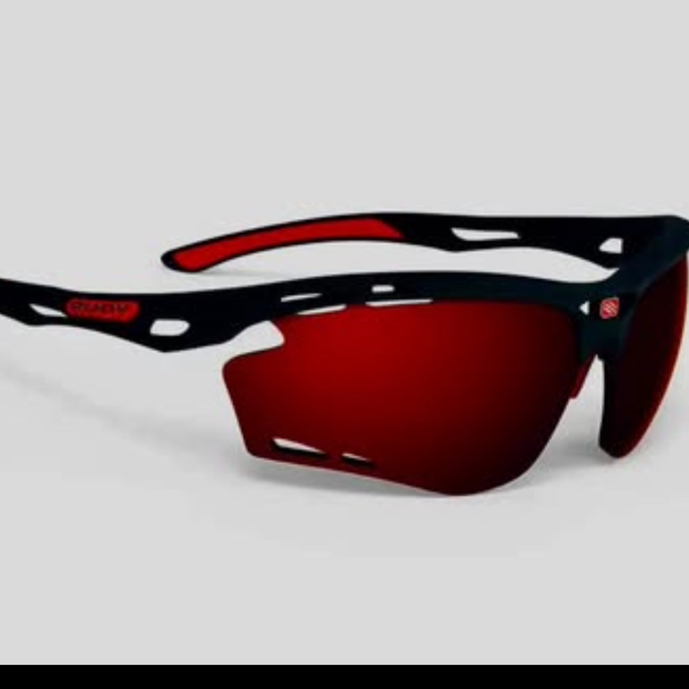 Rudy Project Propulse Charcoal Matte frame with  Multilinesr red frames